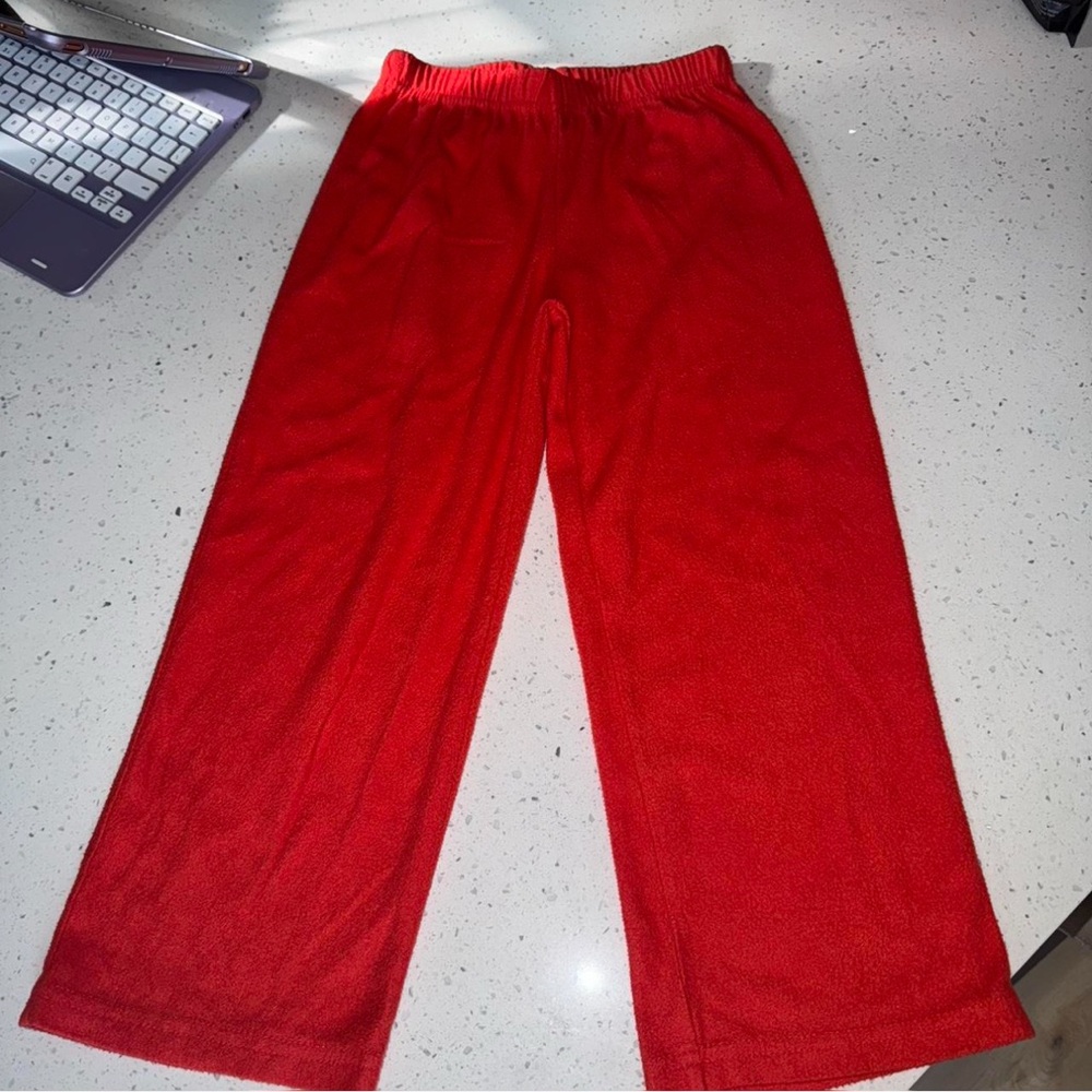 Vibrant Red Lounge Pants